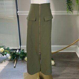 Zara | Green Midi Skirt